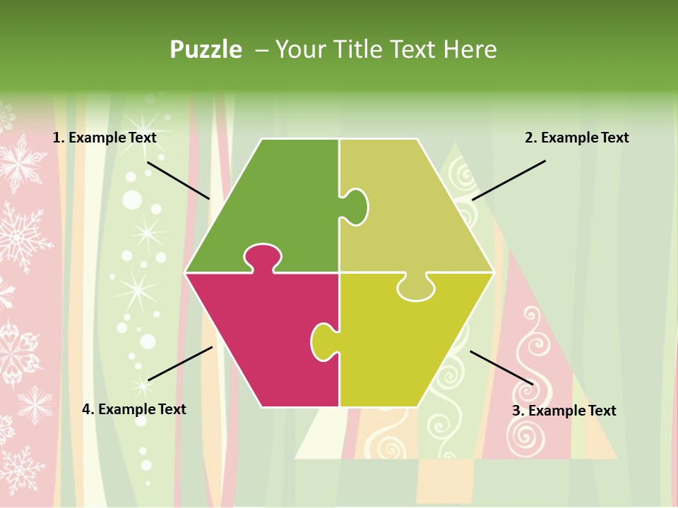 A Green And Red Abstract Powerpoint Presentation PowerPoint Template