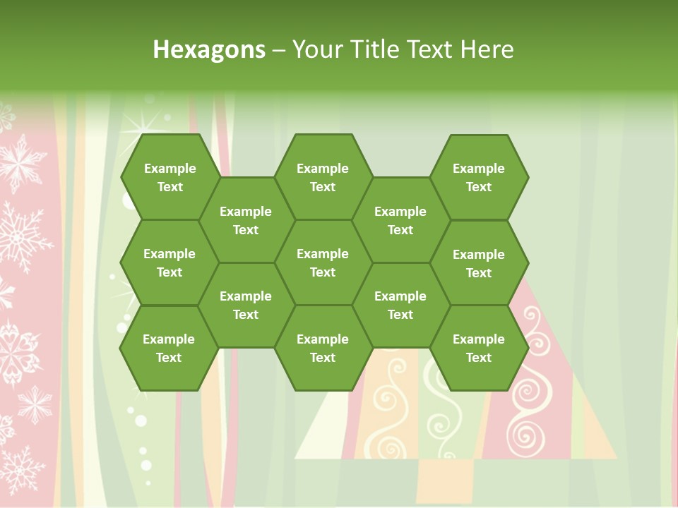 A Green And Red Abstract Powerpoint Presentation PowerPoint Template