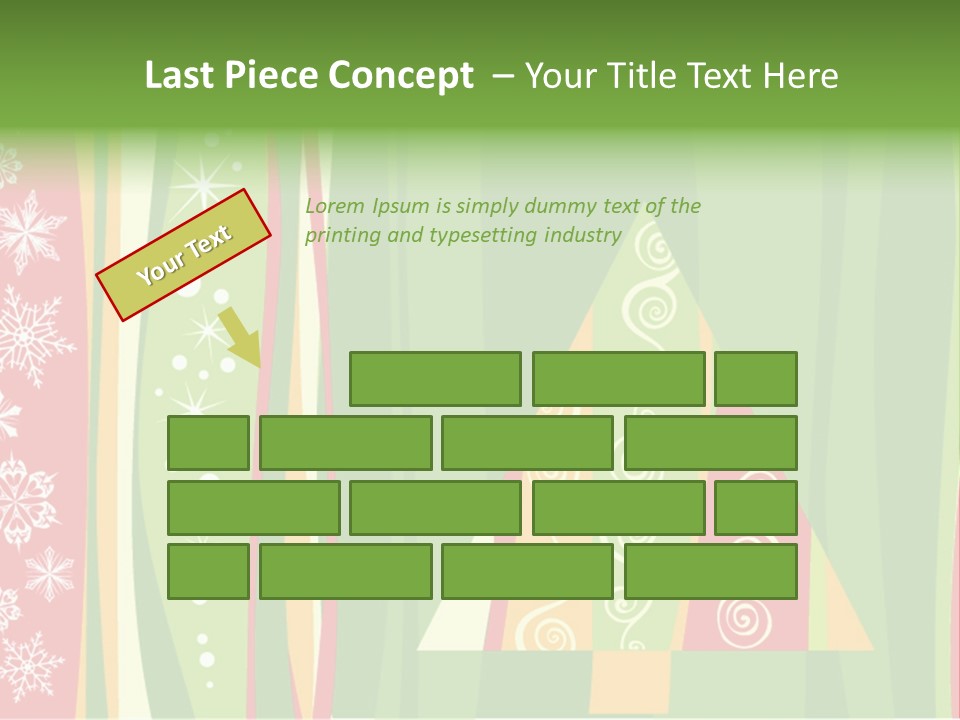 A Green And Red Abstract Powerpoint Presentation PowerPoint Template