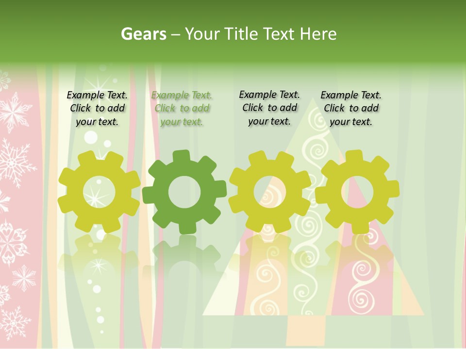 A Green And Red Abstract Powerpoint Presentation PowerPoint Template