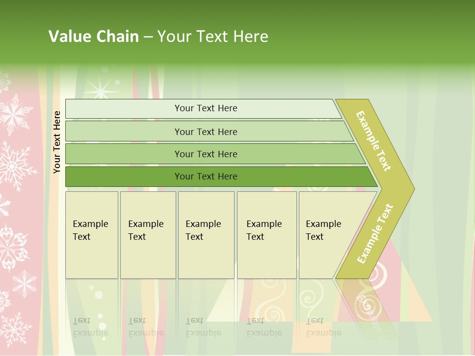 A Green And Red Abstract Powerpoint Presentation PowerPoint Template