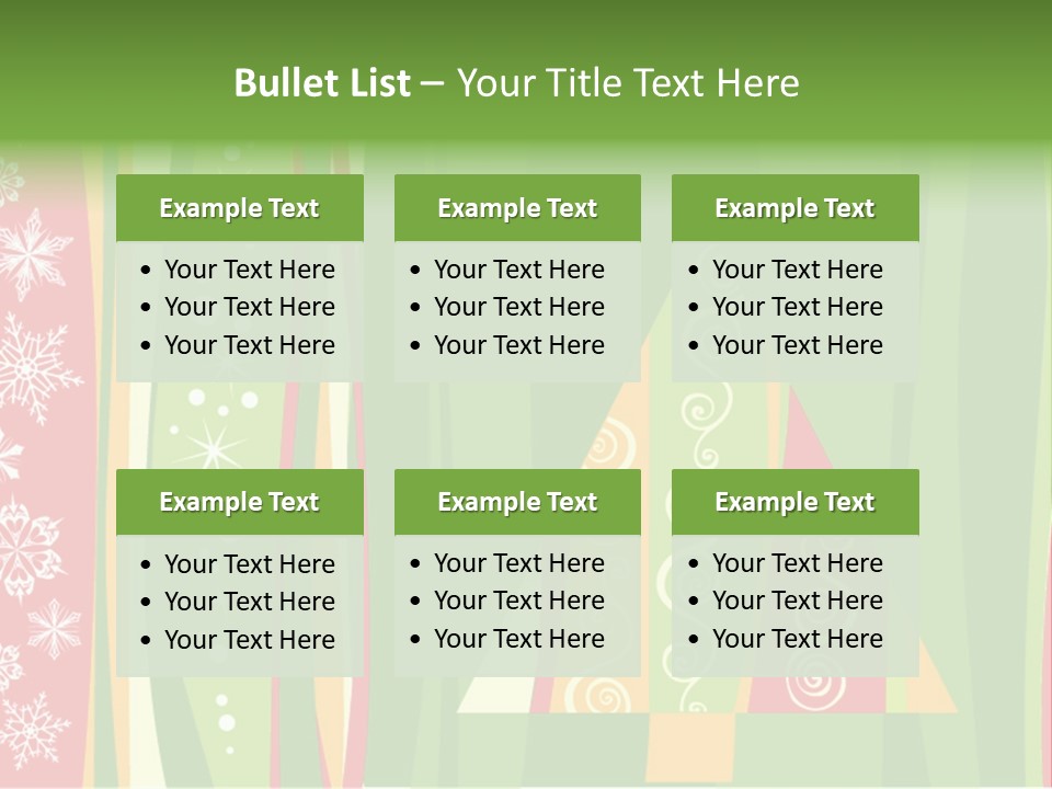 A Green And Red Abstract Powerpoint Presentation PowerPoint Template