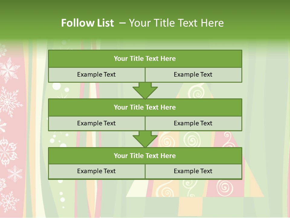 A Green And Red Abstract Powerpoint Presentation PowerPoint Template