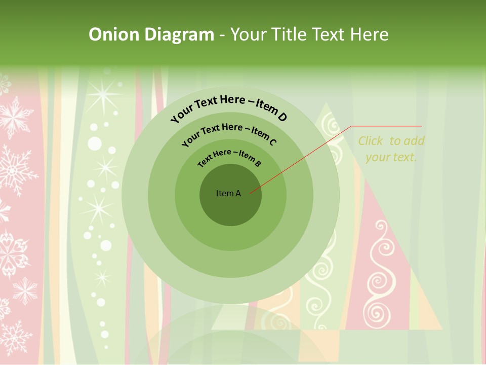 A Green And Red Abstract Powerpoint Presentation PowerPoint Template