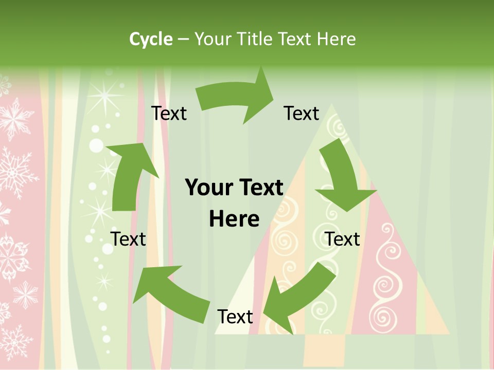 A Green And Red Abstract Powerpoint Presentation PowerPoint Template