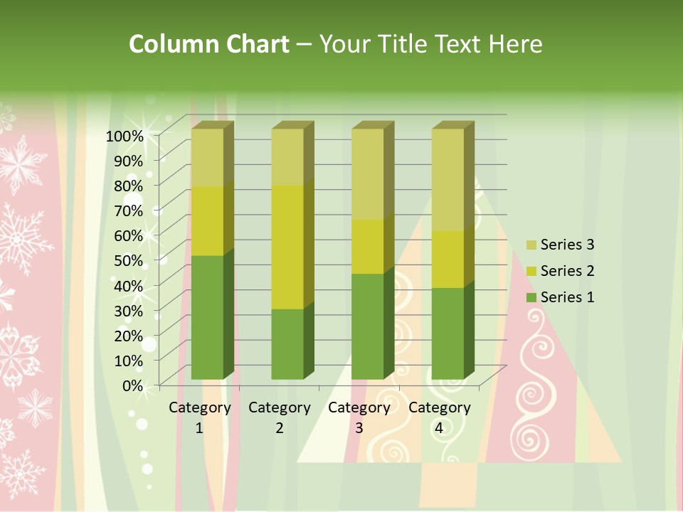 A Green And Red Abstract Powerpoint Presentation PowerPoint Template