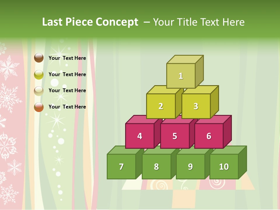 A Green And Red Abstract Powerpoint Presentation PowerPoint Template