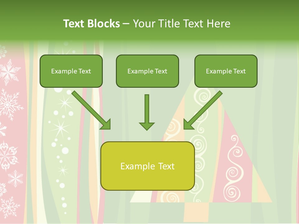 A Green And Red Abstract Powerpoint Presentation PowerPoint Template