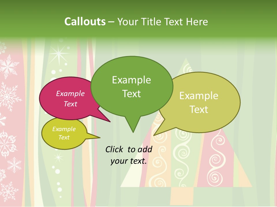 A Green And Red Abstract Powerpoint Presentation PowerPoint Template