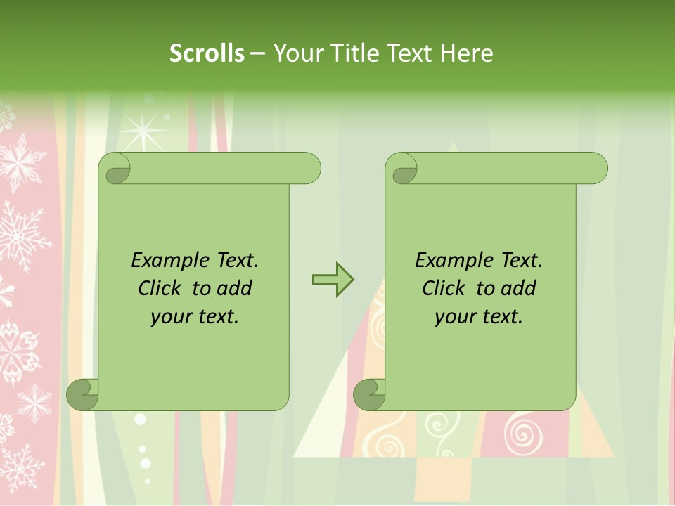 A Green And Red Abstract Powerpoint Presentation PowerPoint Template