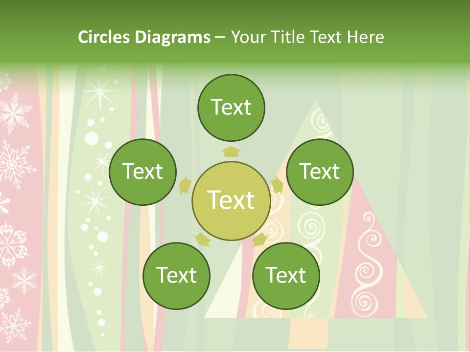 A Green And Red Abstract Powerpoint Presentation PowerPoint Template