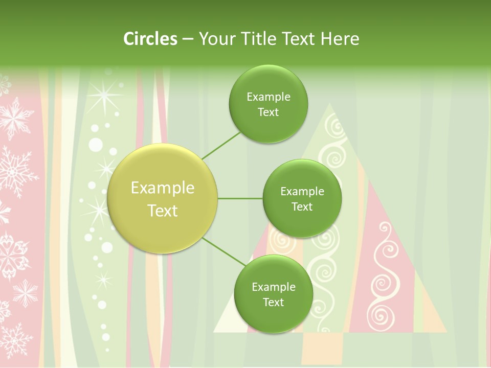 A Green And Red Abstract Powerpoint Presentation PowerPoint Template