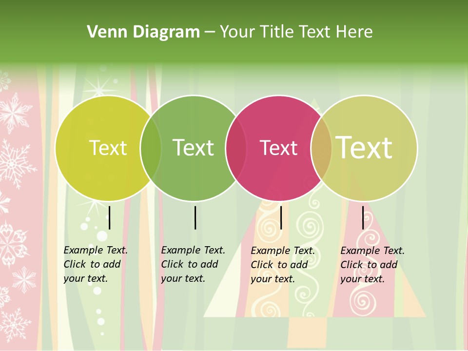 A Green And Red Abstract Powerpoint Presentation PowerPoint Template