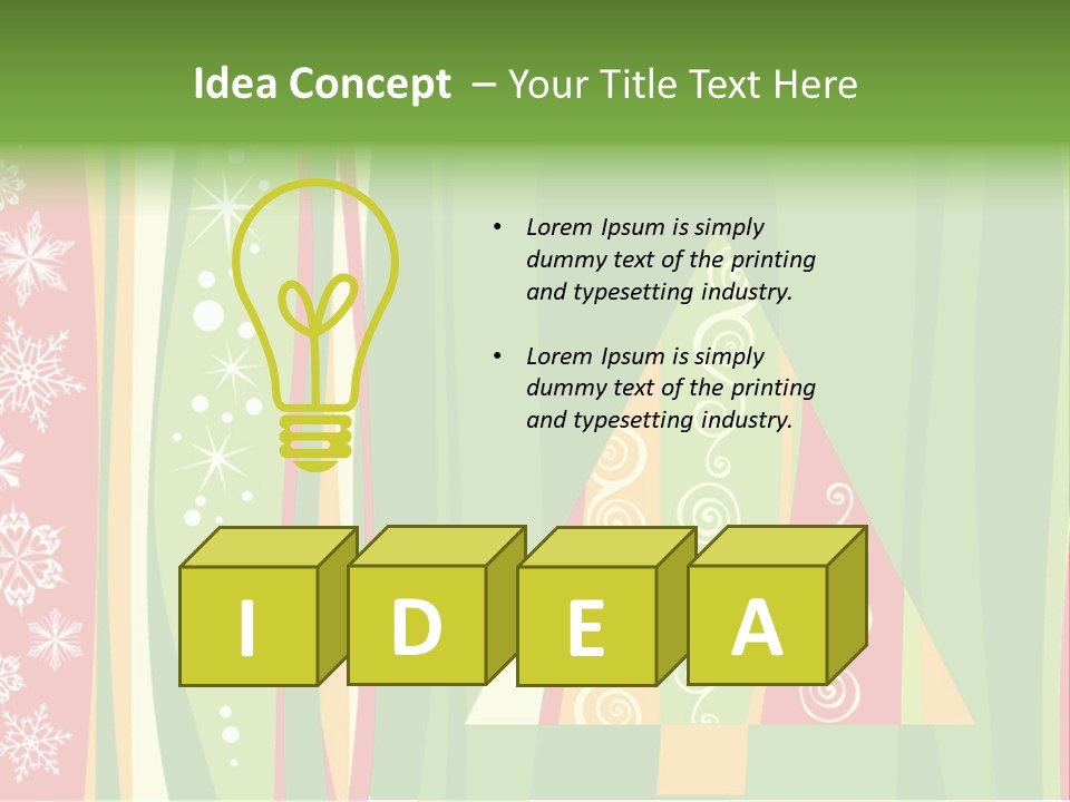 A Green And Red Abstract Powerpoint Presentation PowerPoint Template