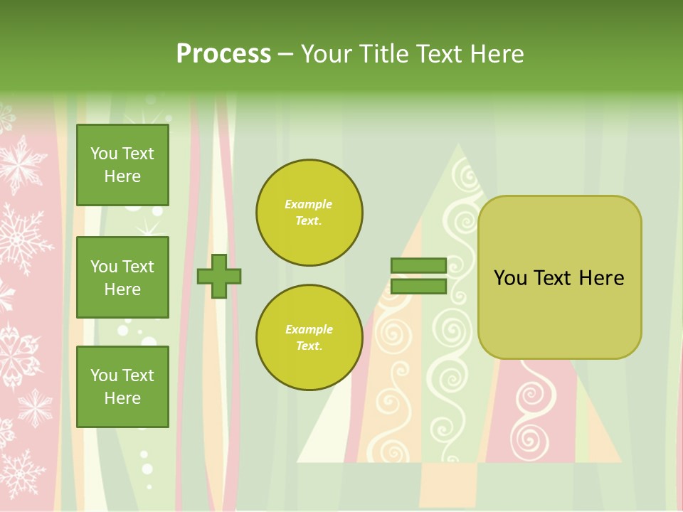 A Green And Red Abstract Powerpoint Presentation PowerPoint Template