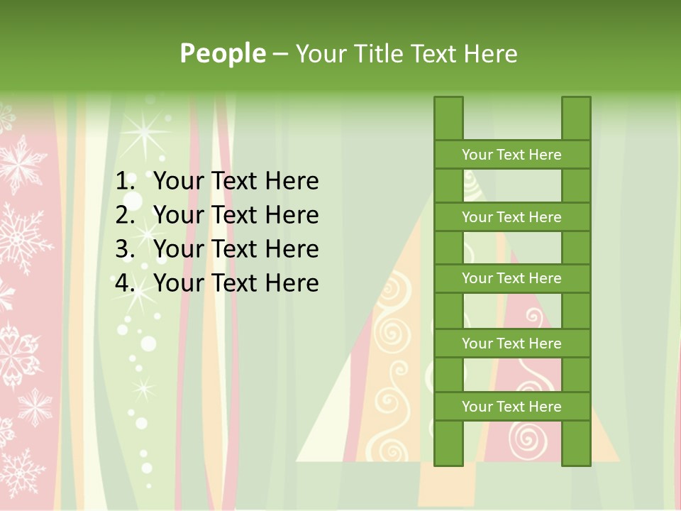 A Green And Red Abstract Powerpoint Presentation PowerPoint Template
