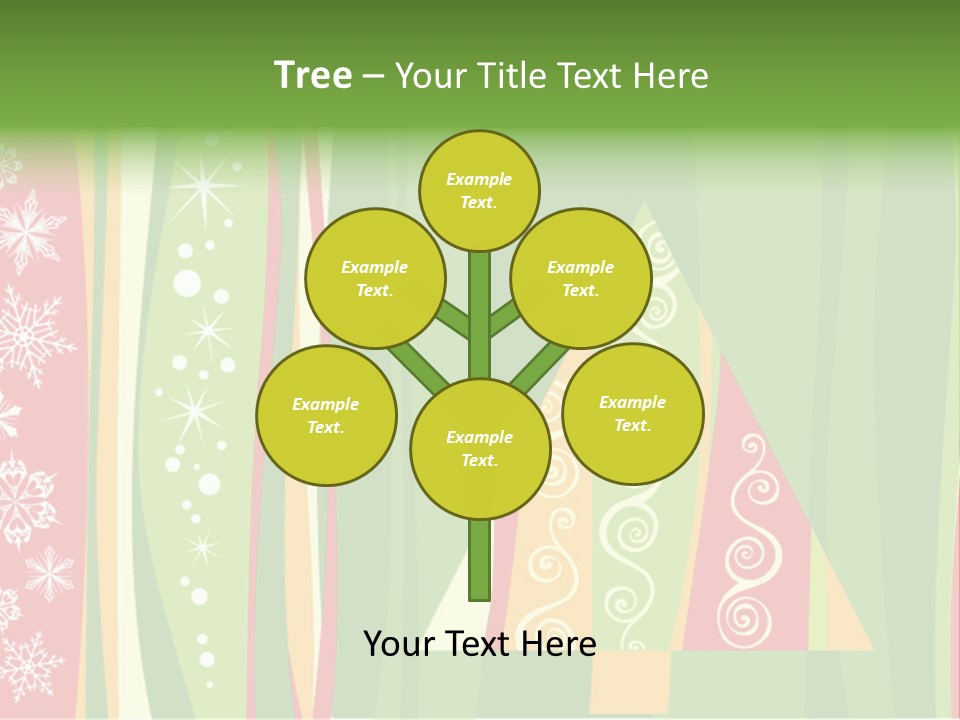 A Green And Red Abstract Powerpoint Presentation PowerPoint Template