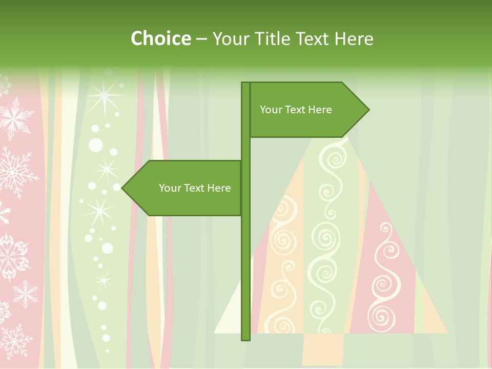 A Green And Red Abstract Powerpoint Presentation PowerPoint Template