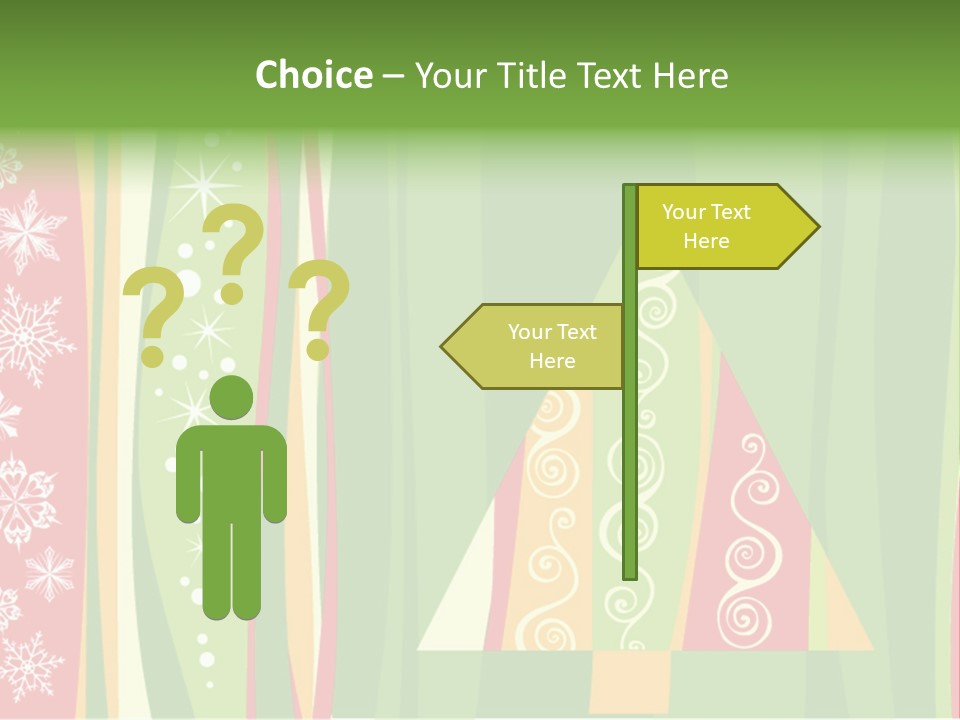 A Green And Red Abstract Powerpoint Presentation PowerPoint Template