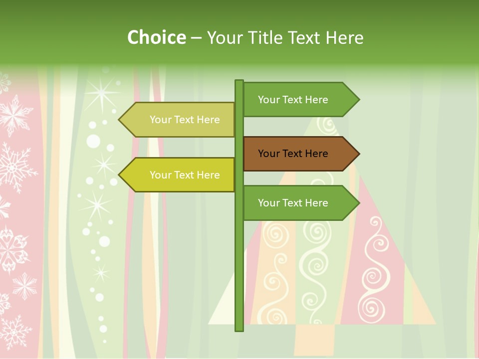 A Green And Red Abstract Powerpoint Presentation PowerPoint Template
