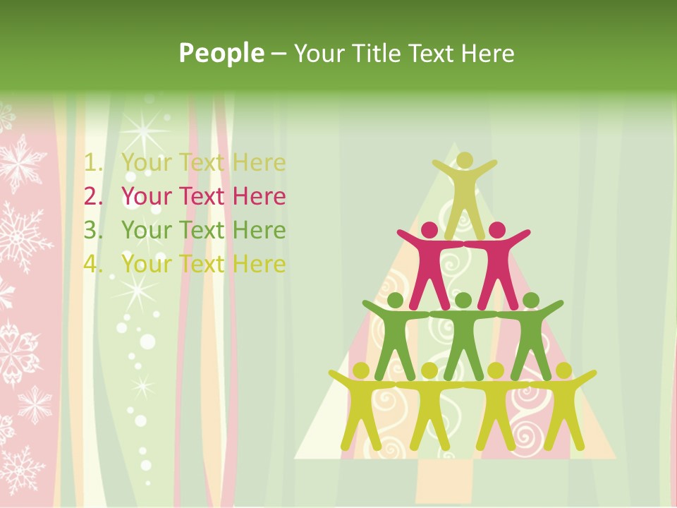 A Green And Red Abstract Powerpoint Presentation PowerPoint Template