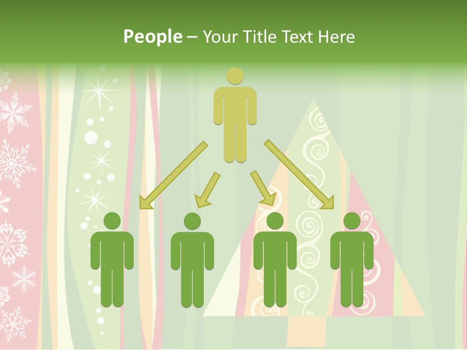 A Green And Red Abstract Powerpoint Presentation PowerPoint Template