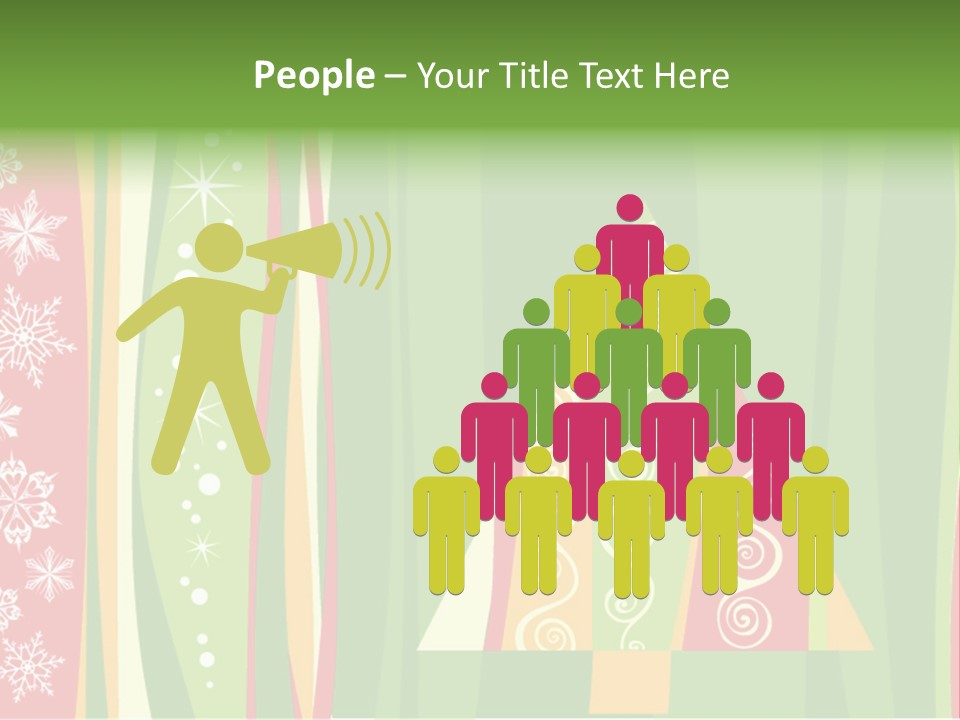 A Green And Red Abstract Powerpoint Presentation PowerPoint Template