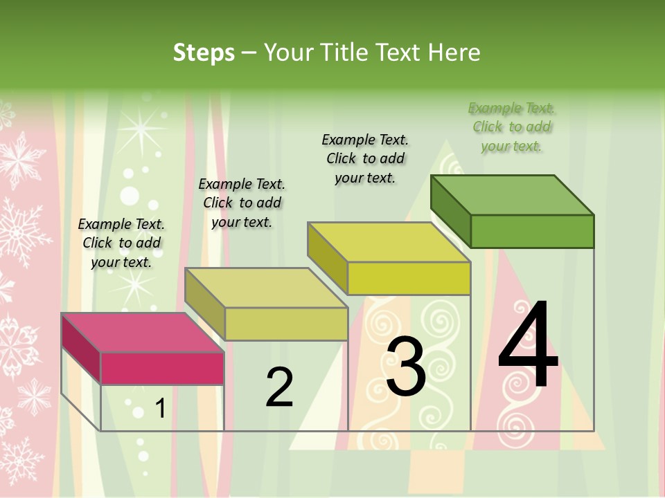 A Green And Red Abstract Powerpoint Presentation PowerPoint Template
