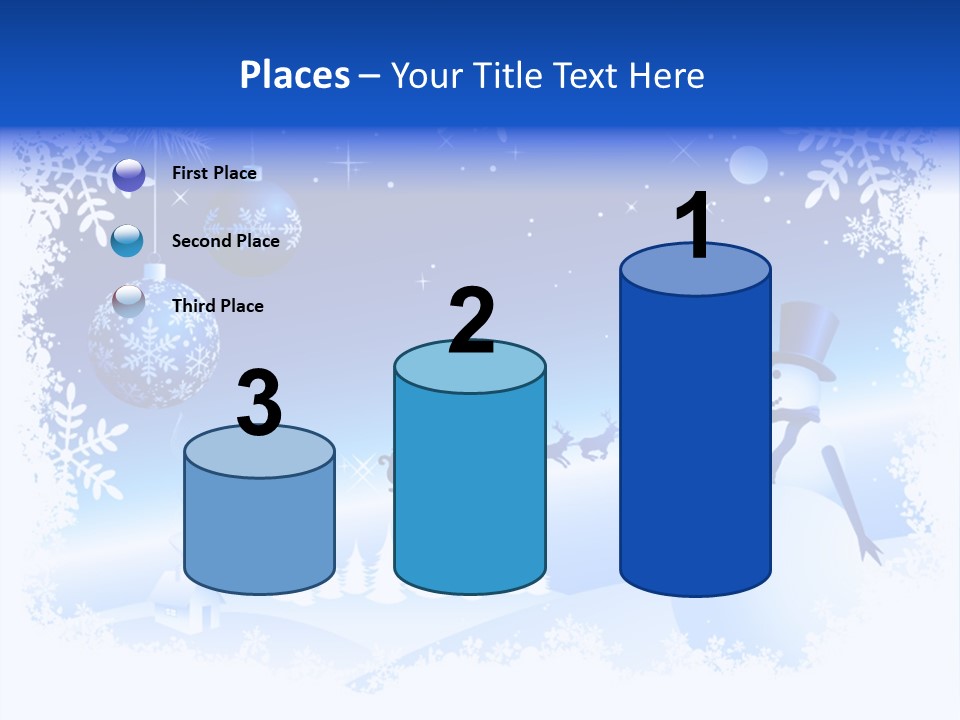 Star Antler Ball PowerPoint Template