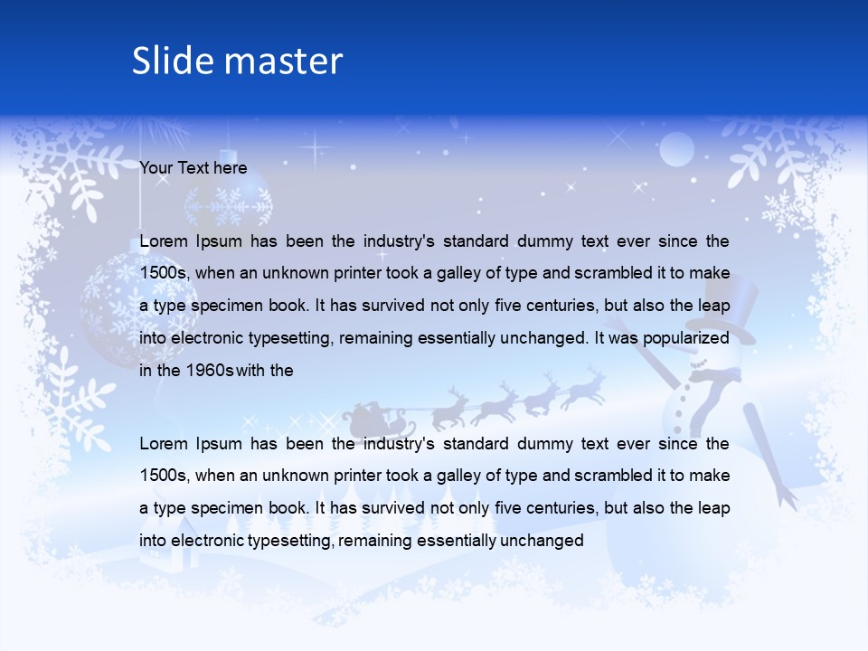 Star Antler Ball PowerPoint Template