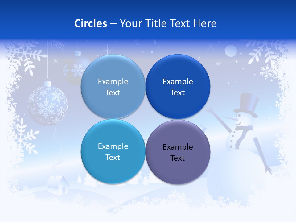 Star Antler Ball PowerPoint Template
