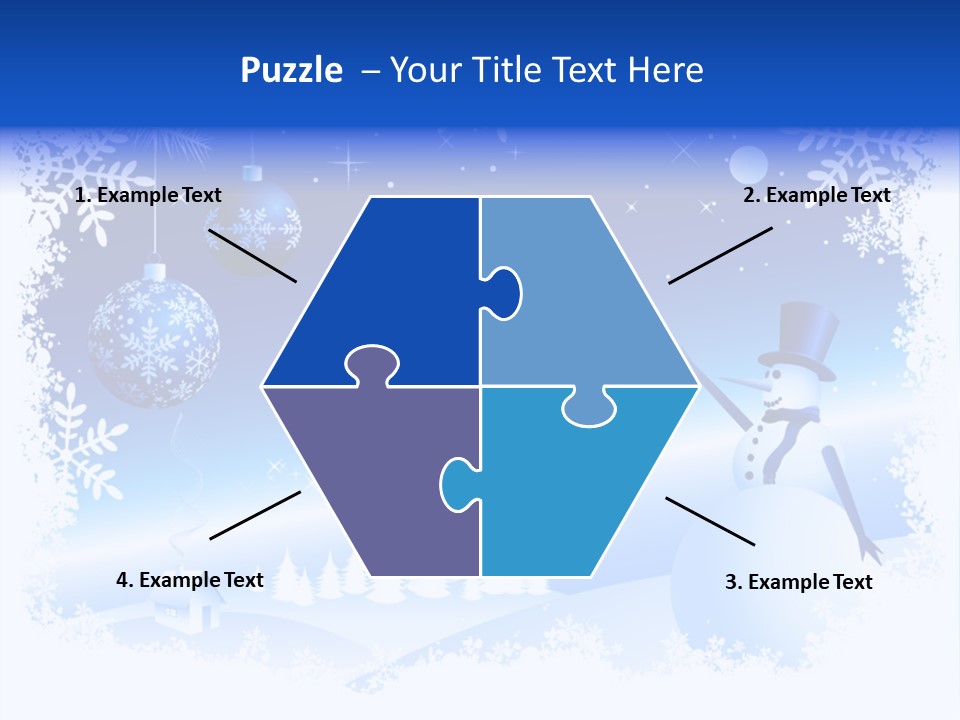 Star Antler Ball PowerPoint Template