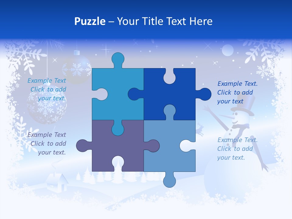 Star Antler Ball PowerPoint Template