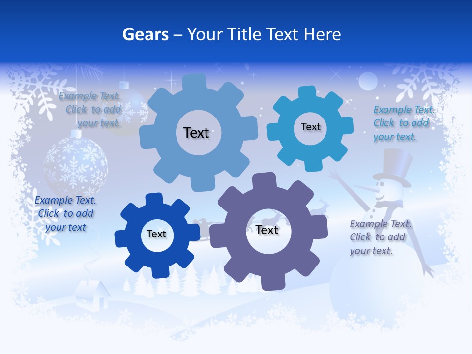 Star Antler Ball PowerPoint Template