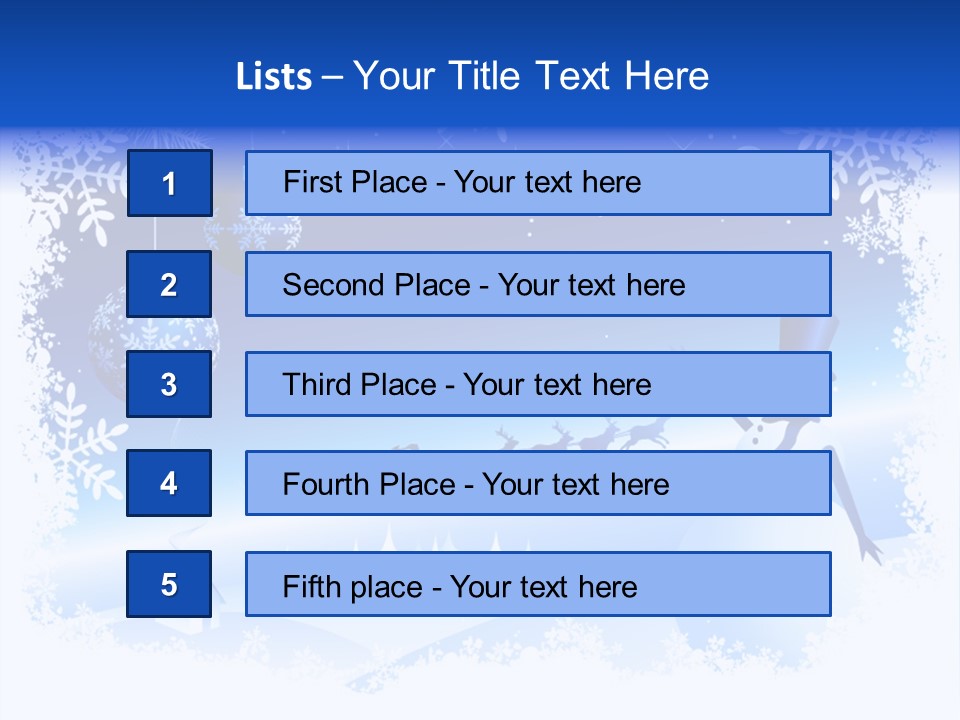 Star Antler Ball PowerPoint Template