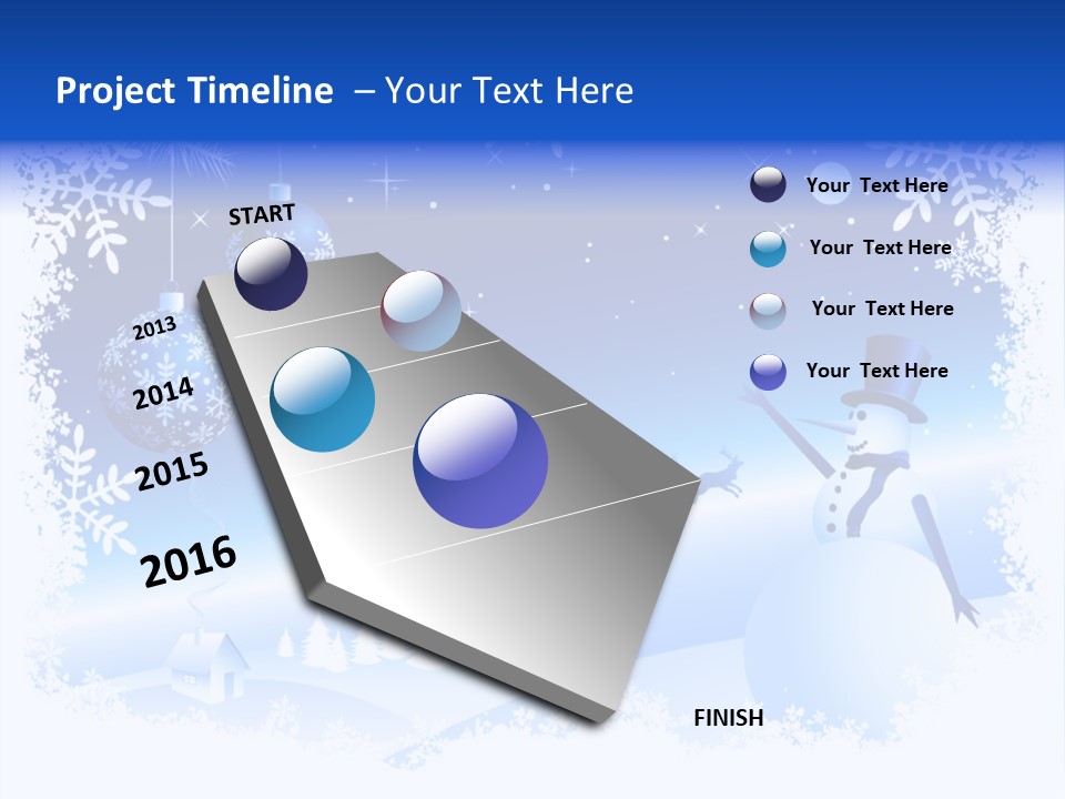 Star Antler Ball PowerPoint Template