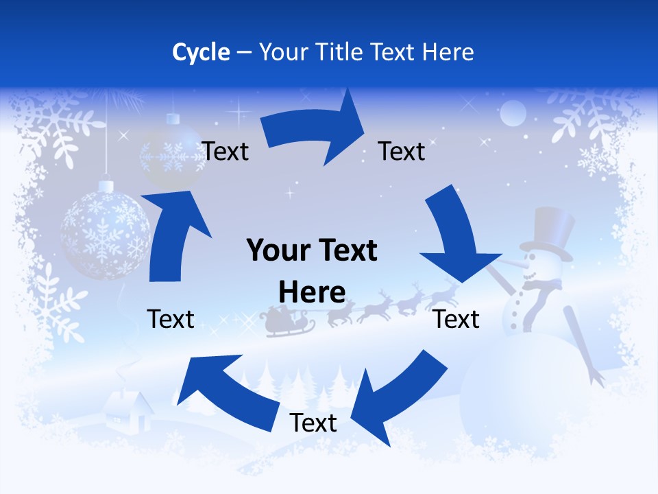 Star Antler Ball PowerPoint Template