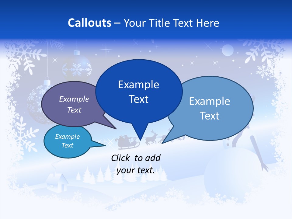 Star Antler Ball PowerPoint Template