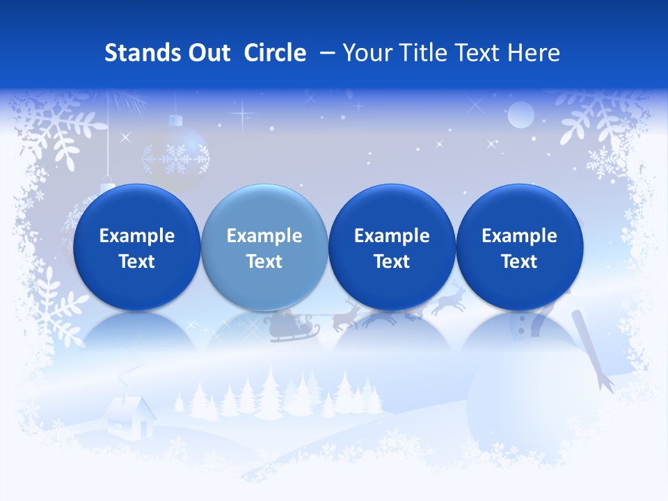 Star Antler Ball PowerPoint Template