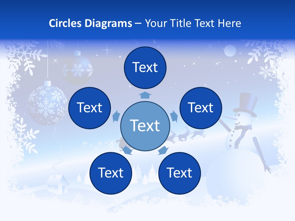 Star Antler Ball PowerPoint Template