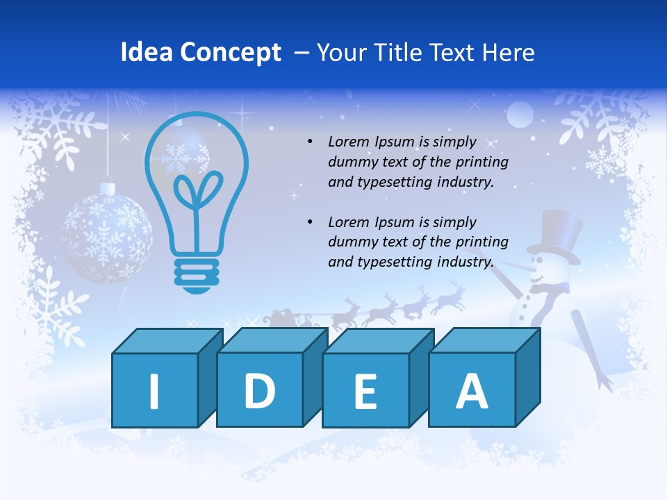 Star Antler Ball PowerPoint Template