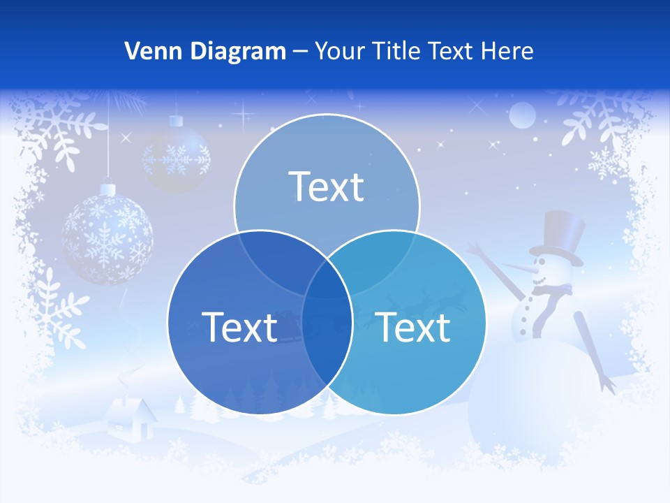 Star Antler Ball PowerPoint Template