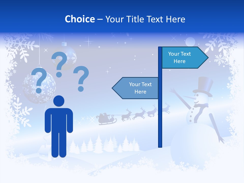 Star Antler Ball PowerPoint Template