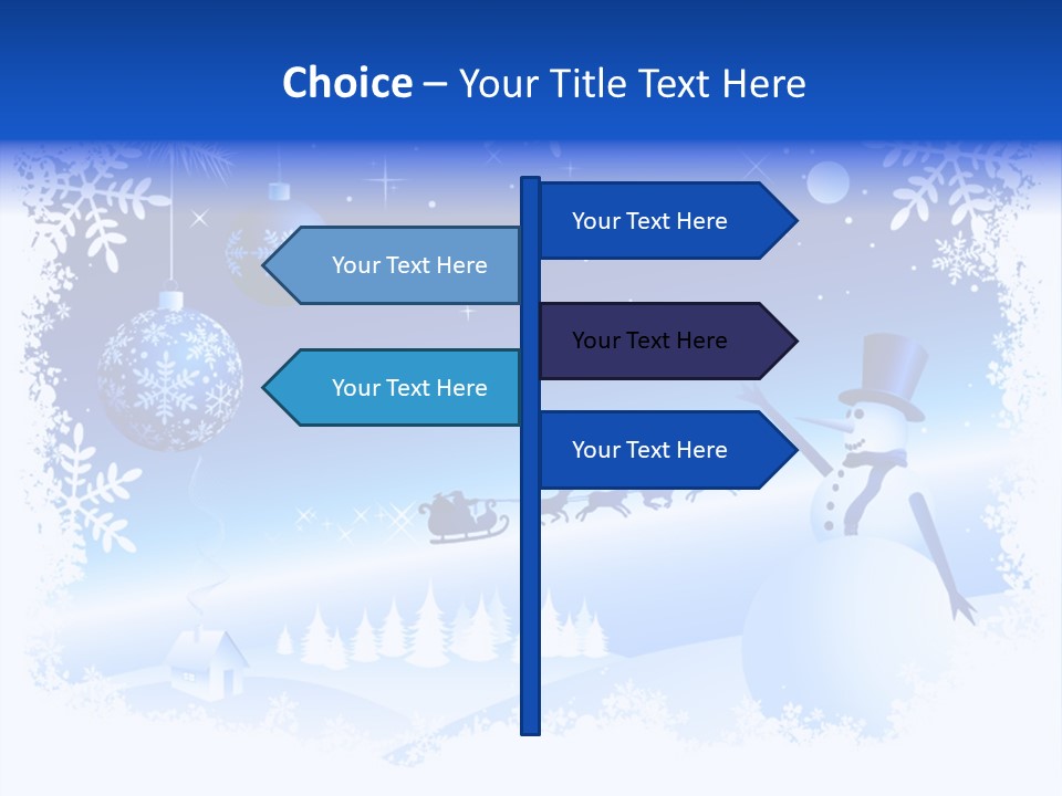 Star Antler Ball PowerPoint Template