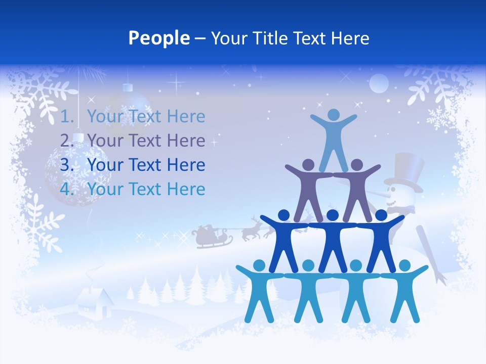 Star Antler Ball PowerPoint Template