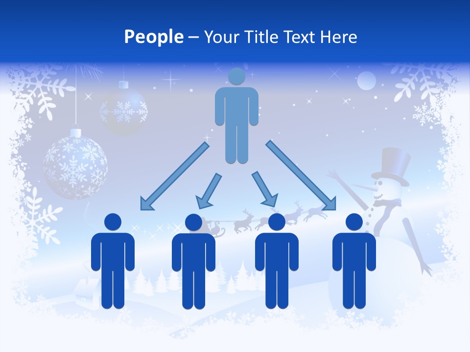 Star Antler Ball PowerPoint Template