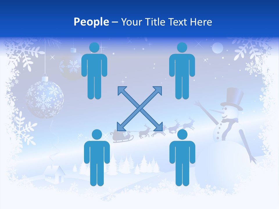 Star Antler Ball PowerPoint Template