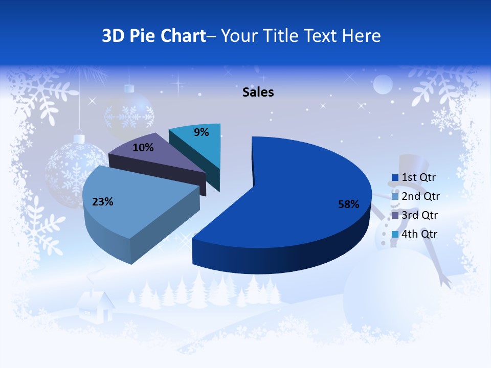 Star Antler Ball PowerPoint Template