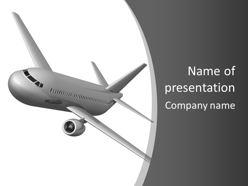 Cargo Depart Sky PowerPoint Template