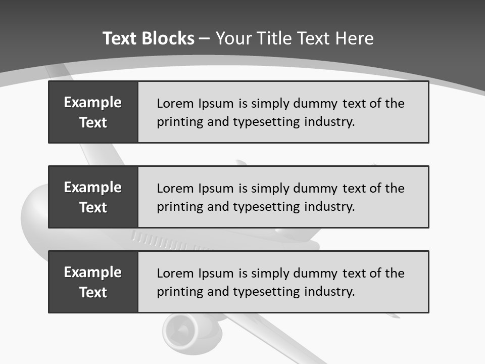 Cargo Depart Sky PowerPoint Template